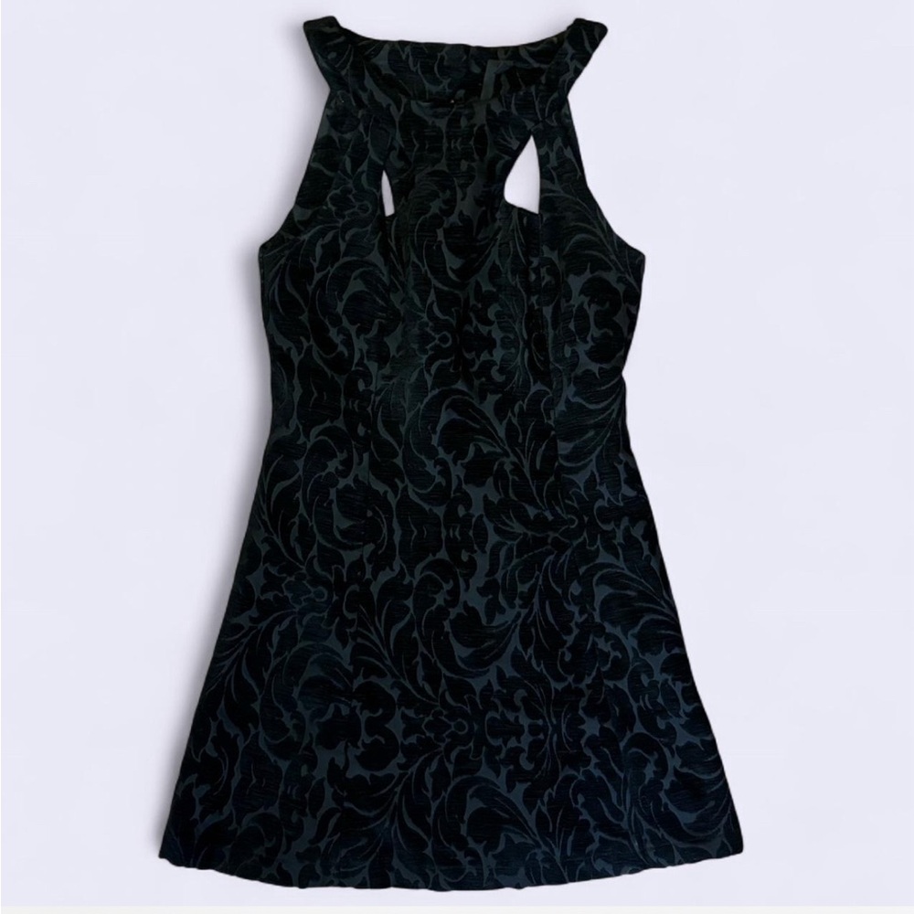 Topshop Black Cutout Dress